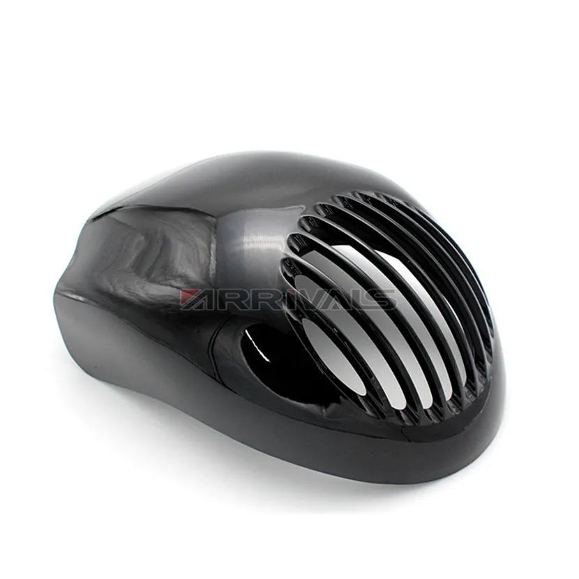 

GRILLE-Style Grill Prison Cowl Cafe Headlight Mask Front Fairing Flyscreen Fly Screen Visor For Dyna Sportster XL 883
