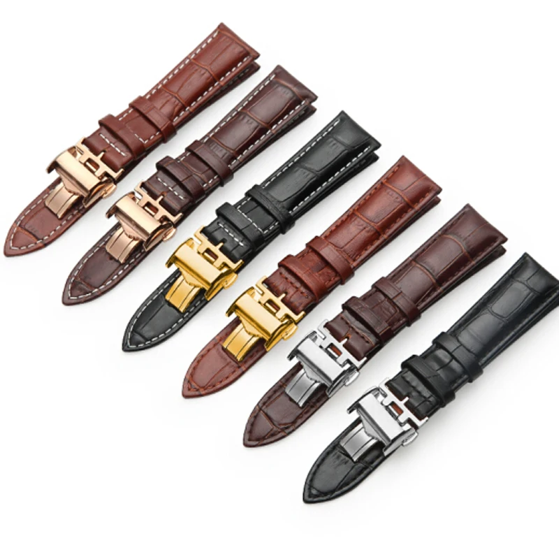 

Shihui Women and Men Cowhide Genuine Leather Watchbands Strap Belt Accept DIY Logo