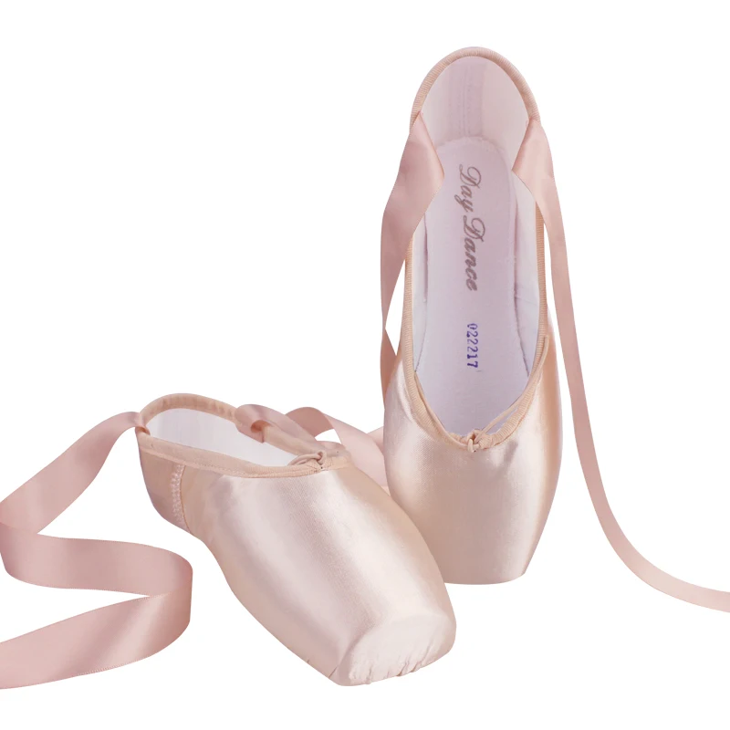 WinCret Chaussures de Ballet Haute Qualité Respirable Ballet Slippers Ballerines Demie Pointe Toile Chaussures pour Les Filles