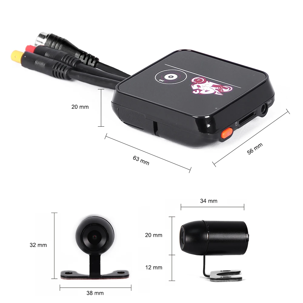 Видеорегистратор для мотоцикла SYS VSYS M6L Wi Fi 1080P Full HD камера езды на мотоцикле