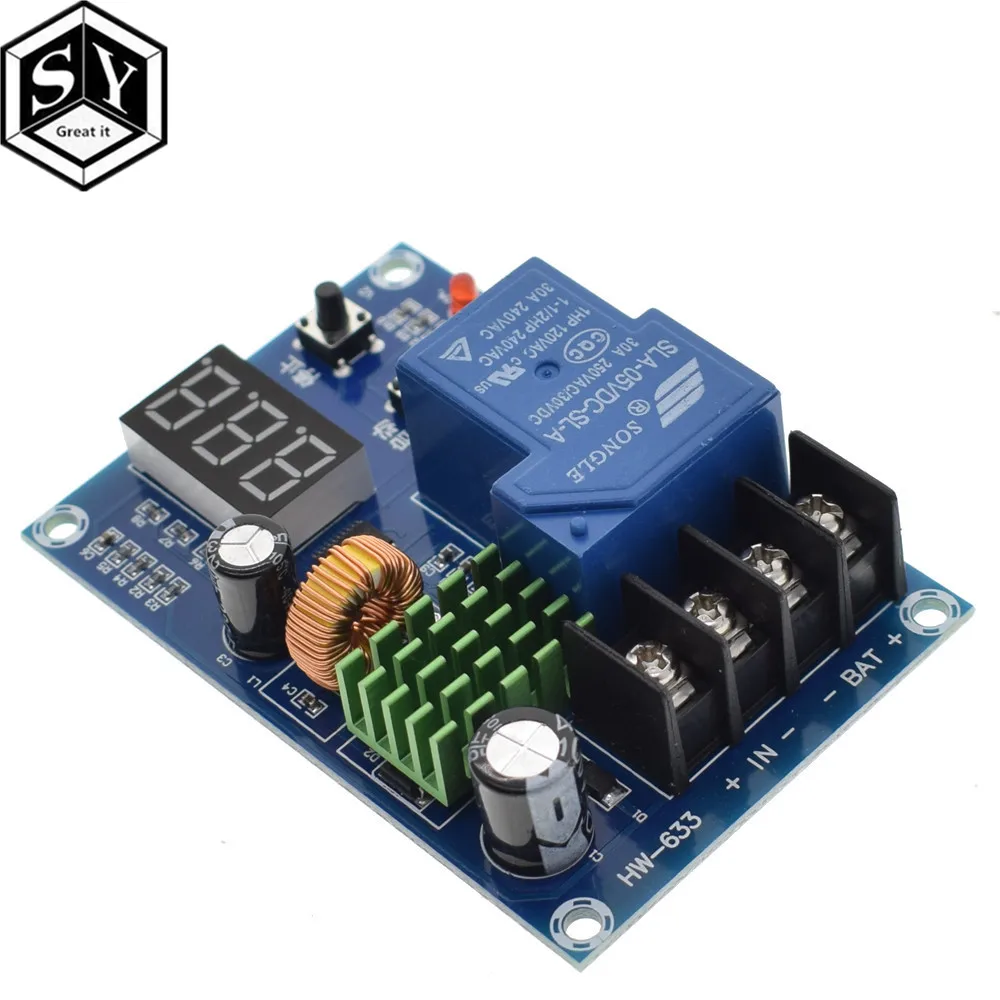 

1PC XH-M602 XH-M604 Lithium Battery Charging Protection Board Switch Controller Module DC 12V 3.7-120V 24V 6-60V