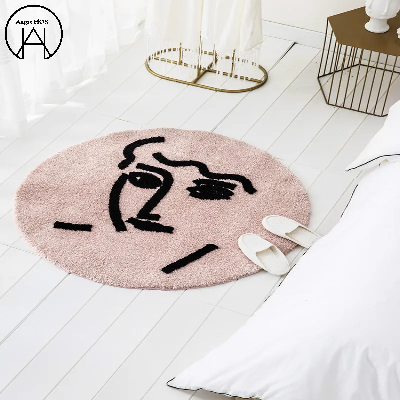 

Bathroom Anti-Slip Mat Bedroom Mat Small Carpets Pink Rug Area Rug Cover Carpet Kids Room Carpet Christmas Decoration