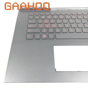 

Brand New orig laptop US keyboard case for DELL Inspiron14 MASTER14 7466 7467 layout US RED Backlit Keyboard palmrest assembly