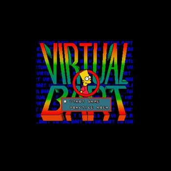 

Virtual Bart 16 bit Big Gray Game Card For NTSC Game Player Drop Shipping
