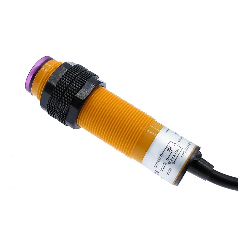 uxcell NPN NO 30cm Diffusion Photoelectric Sensor Switch Detector E3F-DS30C4 a14061600ux0754