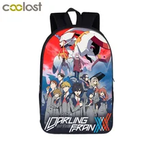 Рюкзак Darling in the FranXX, аниме HIRO ZERO TWO, сумка для книг для мальчиков и девочек, детские школьные сумки, женский рюкзак для ноутбука, подарок