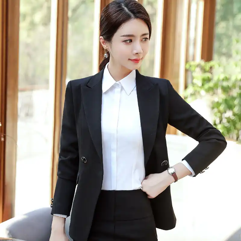 ladies formal black blazer