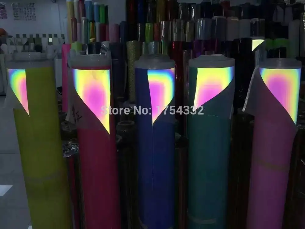 135 см* 1 м товар идеальный Радужный светоотражающий ПУ/ПВХ ткань модные популярные индивидуальные сумки одежда обувь материал