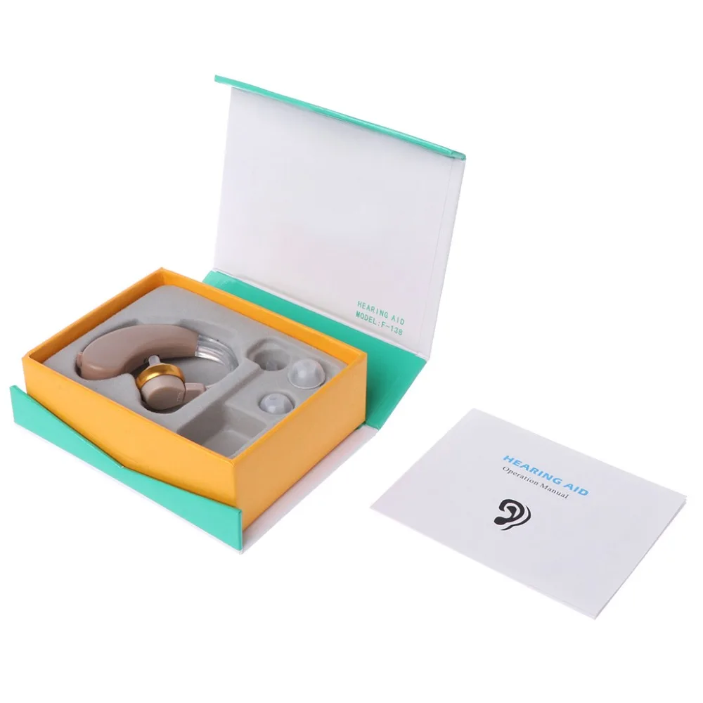 Axon F-138 Tone BTE in ear Digital Mini hear Hearing Aid Aids Sound Amplifier