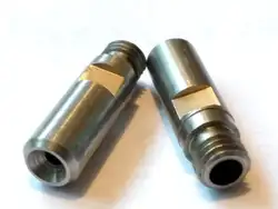 2 шт. Wanhao MK10 направляющая труба из нержавеющей стали M7 резьбовой горло нагреватель перерыв для Wanhao 3D принтеры