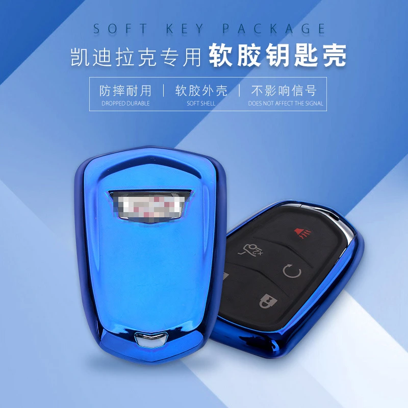 BOSHENG TPU Car Auto Remote Key Cover Case for Cadillac CTS XTS ATS ATS-L XLS SRX Protective shell Bag | Автомобили и мотоциклы