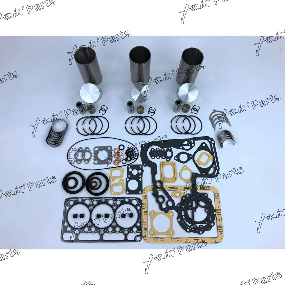 For Kubota engine D950 repair kit piston + piston ring + liner+