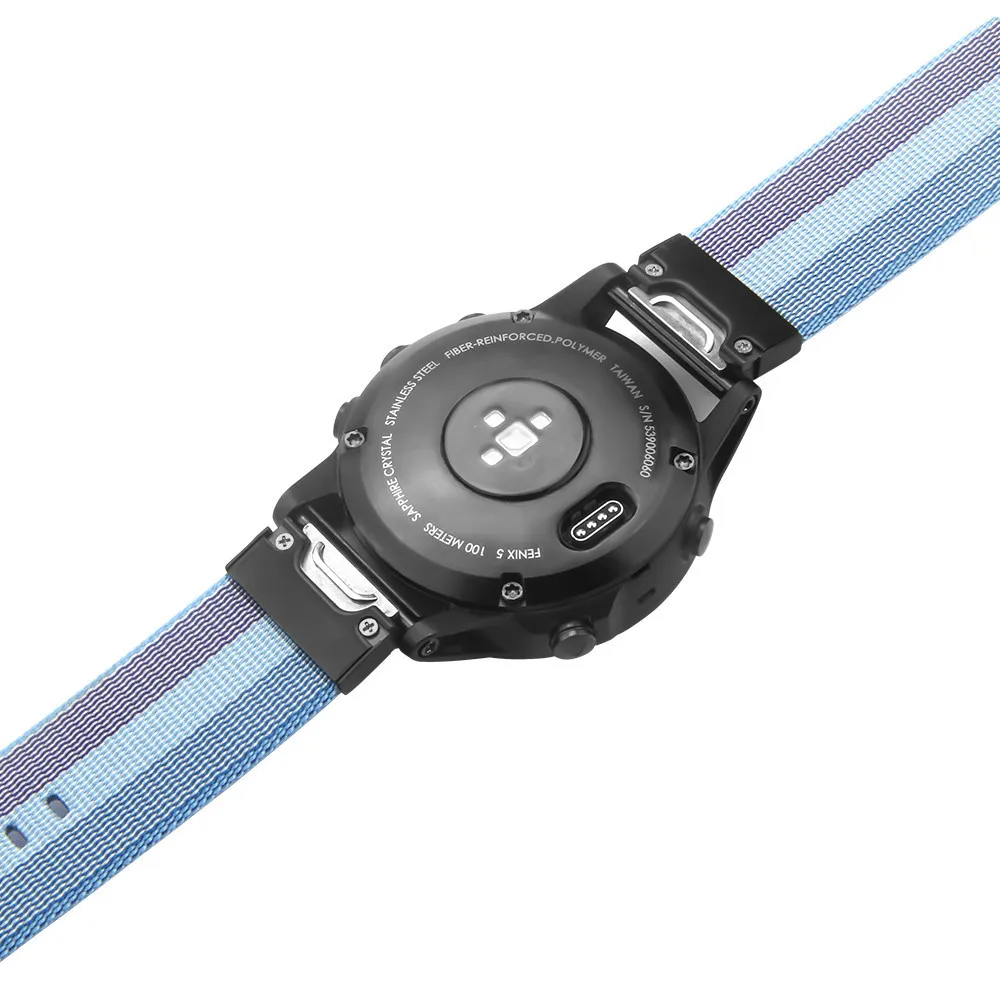 Нейлоновый ремешок для часов Ремешок Garmin Fenix 5 Wath тканый нейлоновый замена