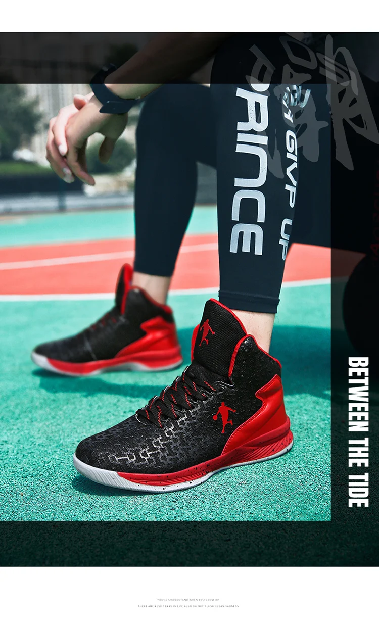 Новое поступление дышащие баскетбольные кроссовки мужские высокие противоударные кроссовки Нескользящие Jordan Basket Обувь zapatillas hombre