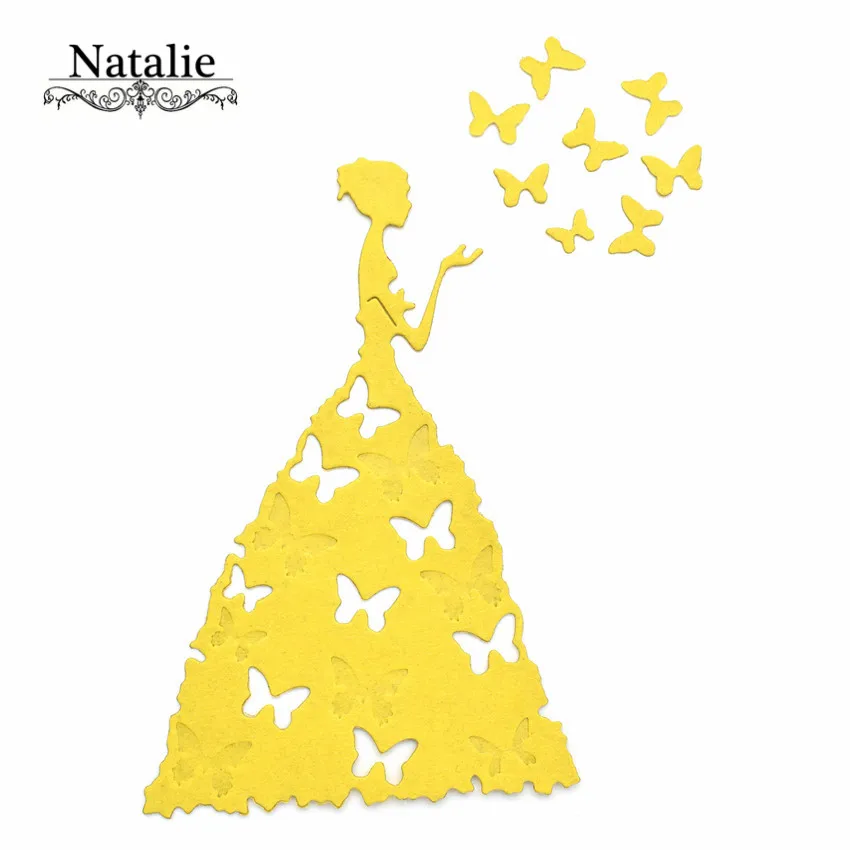 

Lovely Girl Metal Cutting Dies for Scrapbookding Album Paper Craft Embossing Stencils Valentine's Day Bride People Cutting Dies