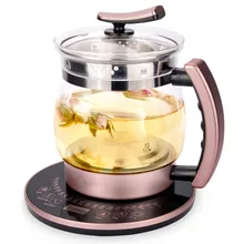 Лечить горшок полностью автоматическая утолщенной стекло Многофункциональный большая емкость для приготовления чая и кипения цветок чайник