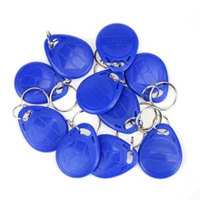 100Pcs/Lot 125kHz EM4100 RFID Keyfob Tag Token Access Control Card Read Only