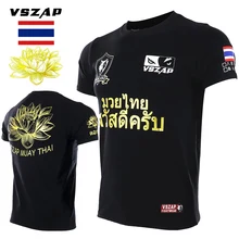 VSZAP бокс Муай Тай Таиланд ММА бокс спорт тайский бокс бой толстовки бокс тайские колготки ММА боксео боксер Спортивная футболка