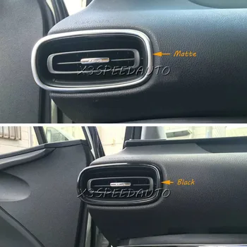 

For Toyota Prius XW50 2016 Interior Air-Condition AC Vent Cover Trim 2PCS ABS Chromed Matte/Black