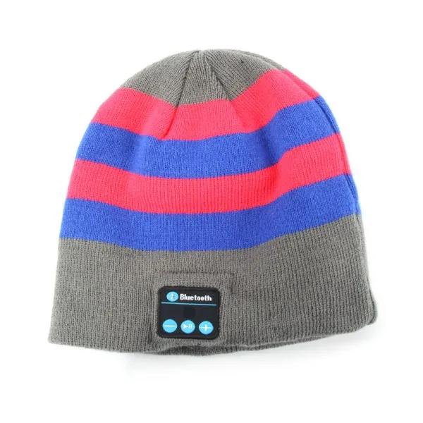 Smart Warm Beanie Hat with Built in Wireless Bluetooth Headphones Speaker Mic Colors - Цвет: LH