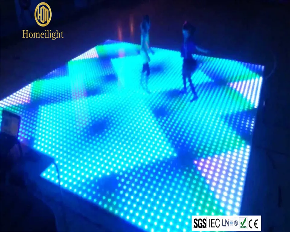Full Color Interactive Led Video Dance Floor Piste De Danse Led For Wedding Disco Party Stage Lighting Effect Aliexpress