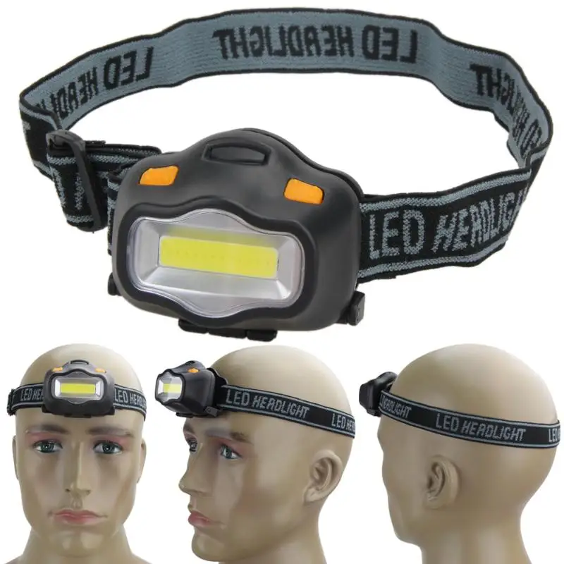 

Outdoor Lighting Head Lamp Mini Led Headlight 3 Modes Waterproof COB Flashlight Super Bright Headlamp Torch for Fishing Riding