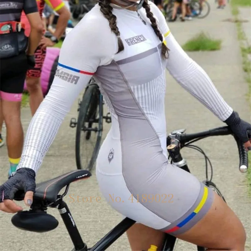 Sportxtreme женский спортивный костюм с длинными рукавами для езды на велосипеде roupa ciclismo uniforme bicicleta triathlon run speedsuit swimwea mtb jersey