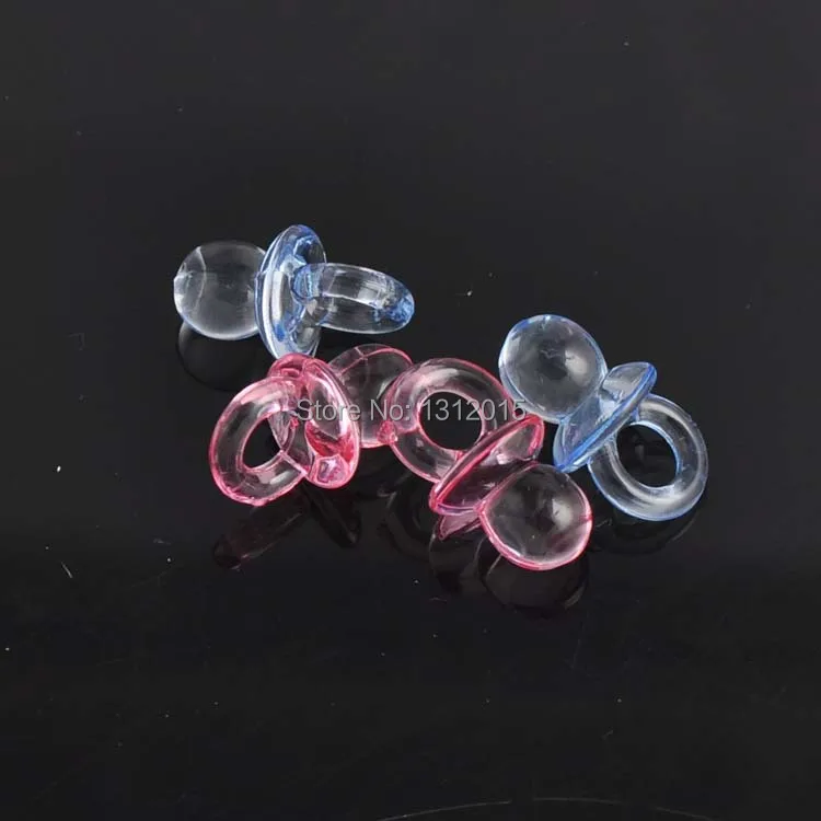 Free Shipping Wholesale Diy 100PCs Pink blue Acrylic Crystal Baby