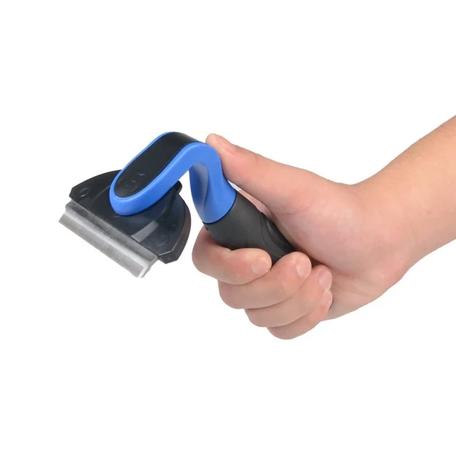 Red/Blue Dog Brush Pet Grooming Tools Hair Remover Comb for Dogs Cats Brush Detachable Hair Shedding Trimming Combs Supply