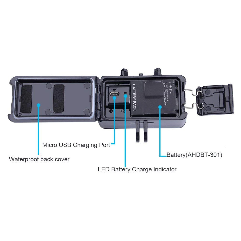 Newest 36 LED Bulbs Flash Light Diving Lamp Waterproof Fill Light For GoPro Xiaomi Yi lite 4k sj9000 Action Camera Accessories (28)