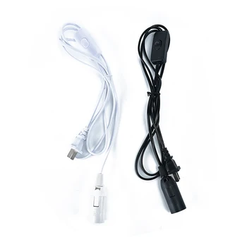 

High Quality White/Black 1.8M E14 On Off Switch Power Cord In Bulb Socket Lamp Plug Hanging Pendant Light