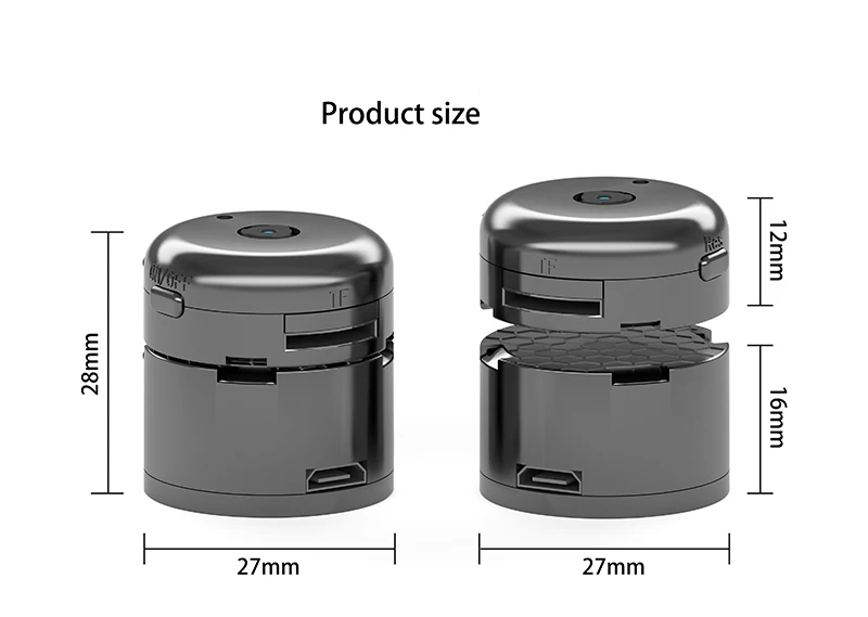 FMini wifi камера 720 P ночного видения инфракрасная ip CCTV P2P видеокамера широкий угол 140