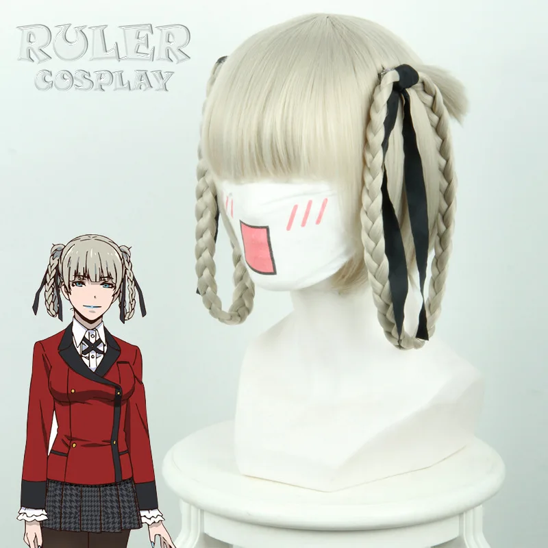 Kakegurui компульсивное Картежник Мэри Saotome Momobami Kirari Jabami Yumeko синтетические волосы