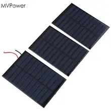 MVPower NEW 5V 0.8W 160mA Solar Panel Battery power charger Module DIY Cell boat home Solar Panel Bank Portable Power Source