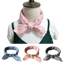 45*45 см хлопковый льняной детский шарф с принтом звезды в горошек, крошечные квадратные карнизы, треугольные мягкие нагрудники, шейный платок для мальчиков и девочек