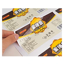 Заказной высококачественный самоклеящийся круглый рулон наклеек для маркировки, пользовательские ярлыки для пищи