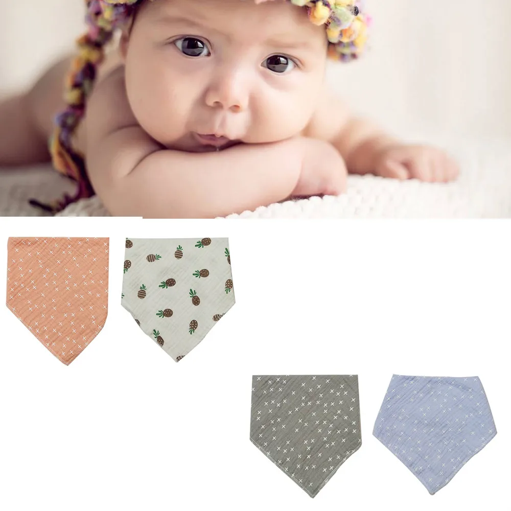 

MUQGEW baby stuff Baby Bibs Boy&Girl Bandana Burp Cloth Print Cotton Baby Scarf Meal Collar Burp bavoir b b imperm able#y2