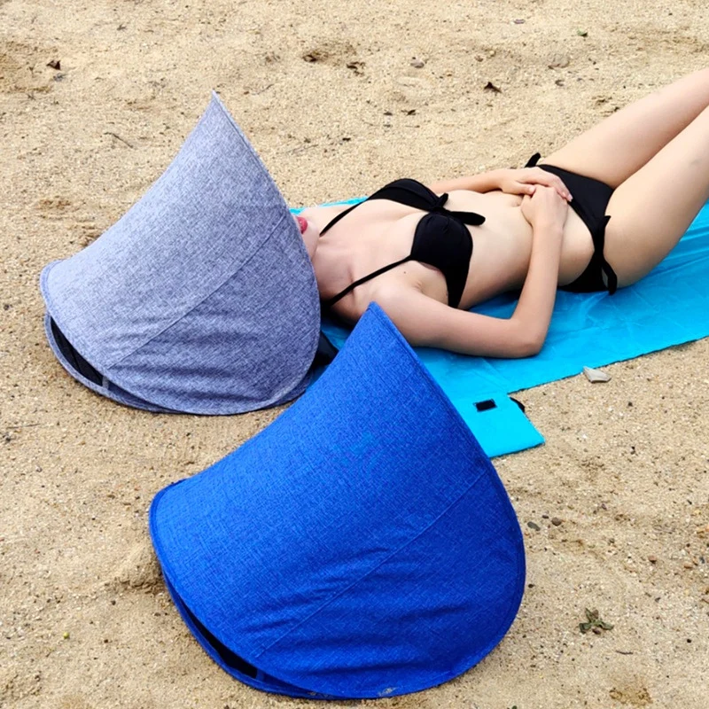 Складной солнцезащитный Зонт личные портативные тени для палаток Мини пляжный зонт, небольшой Зонт Подушка Одеяло США тент палатка