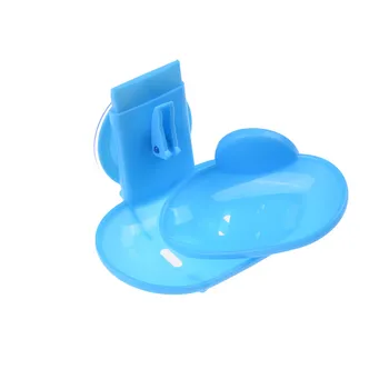 

Creative Double Layers Soap Box Bathroom Soap Dish Sucker Holder Container Drain and Trace Sucker 1PCS