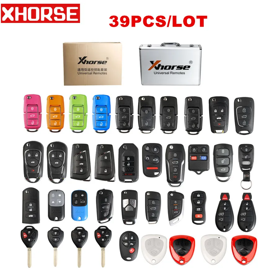 

Xhorse Universal Remote Keys English Version Packages 39 Pieces for VVDI2 or VVDI Key Tool
