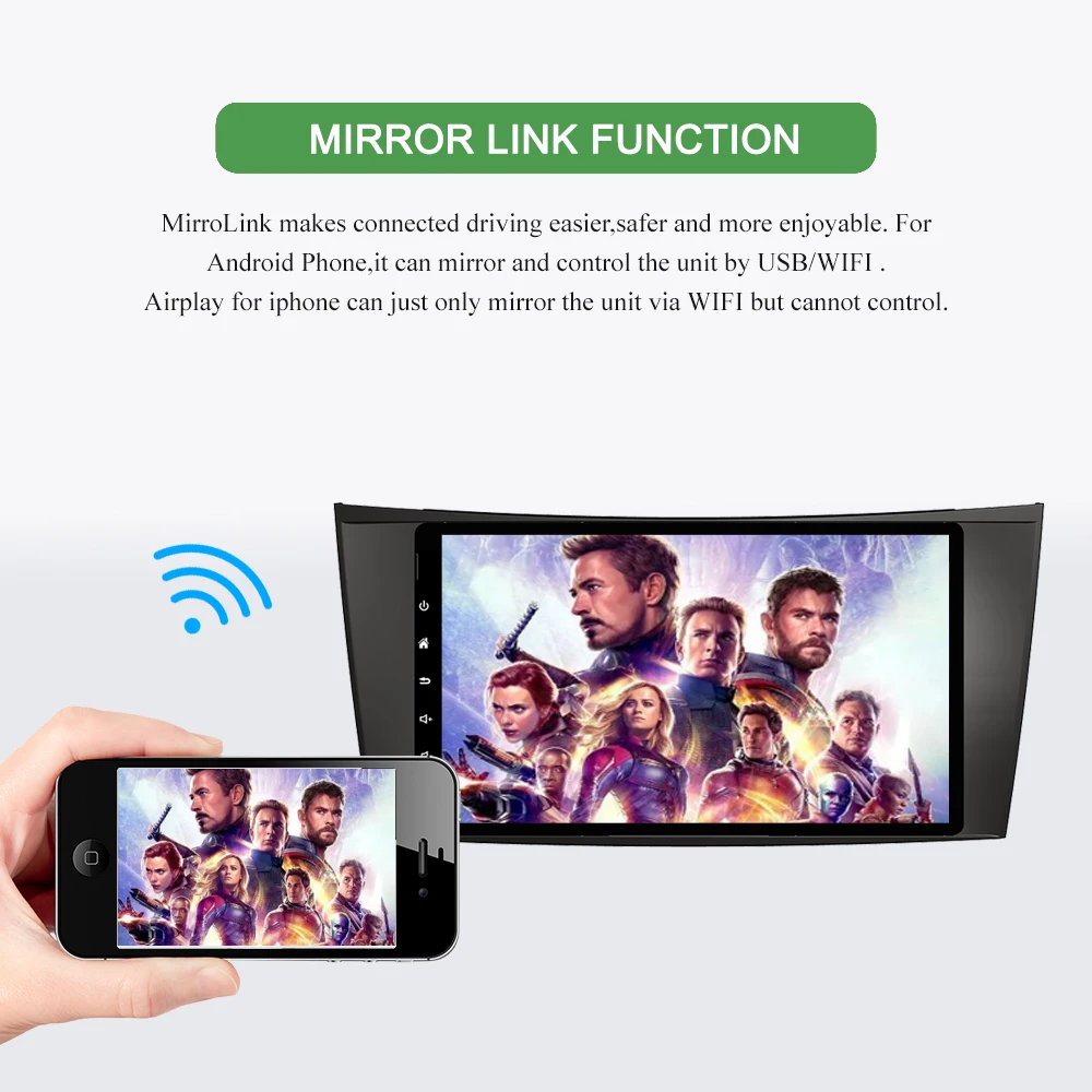Sale BONROAD Android Car Multimedia Player Stereo For For Mercedes/Benz/E-Class/W211 W219 W463 CLS350 CLS500 CLS55 E200 E220 E240 E27 14