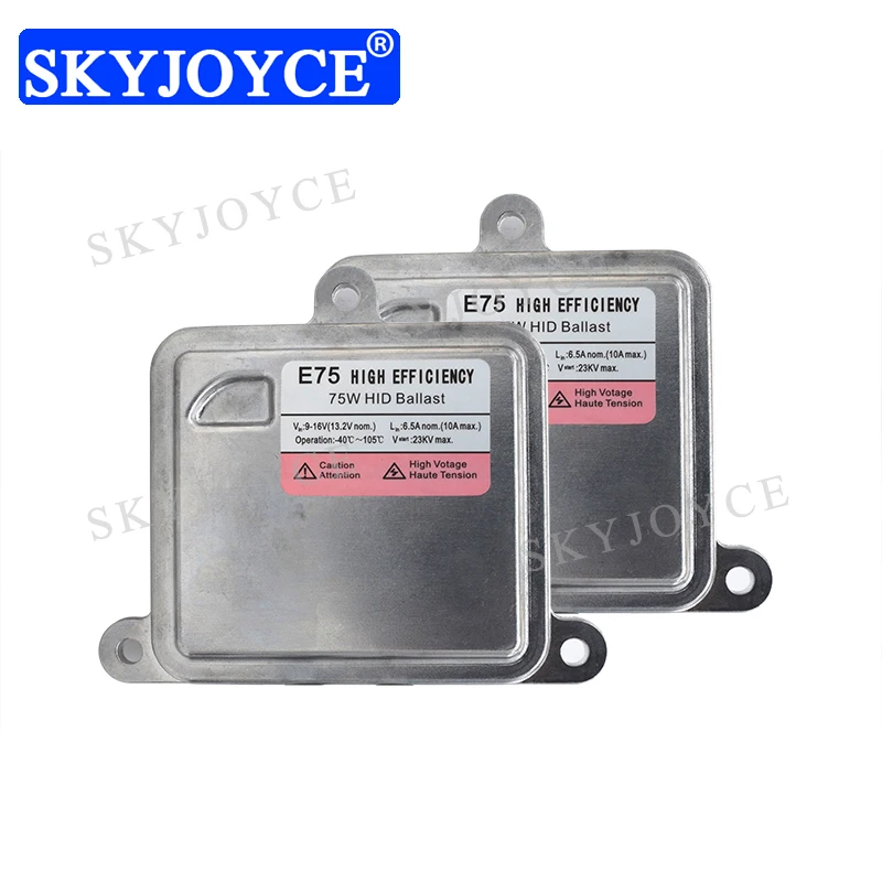 SKYJOYCE 12 V 75 W H7 HID Xenon комплект D2H H1 H3 H7 H11 HB3 HB4 4300 K 5000 K 6000 K Высокое Мощность автомобильных фар 75 Вт HID балласт лампы комплект