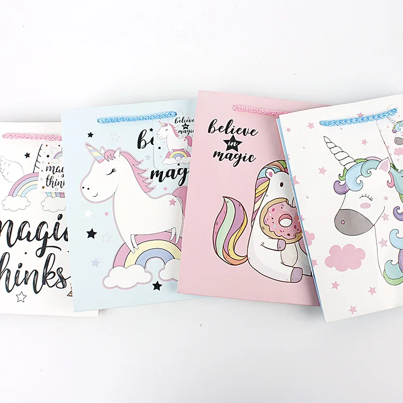 1 шт. милый подарок с героями мультфильмов сумки Unicorn на свадьбу день рождения