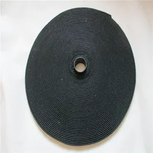 25M 1cm Nylon Cable Ties Straps Roll Wraps Hook Loop Fastener For Laptop Computer TV Wire