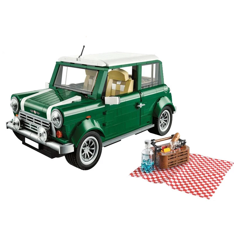 

Lepin 21002 Technic Series Retro Mini Cooper Cars Model Building Blocks Bricks Compatible Legoed 10242 Blocks Kids Toys Gifts
