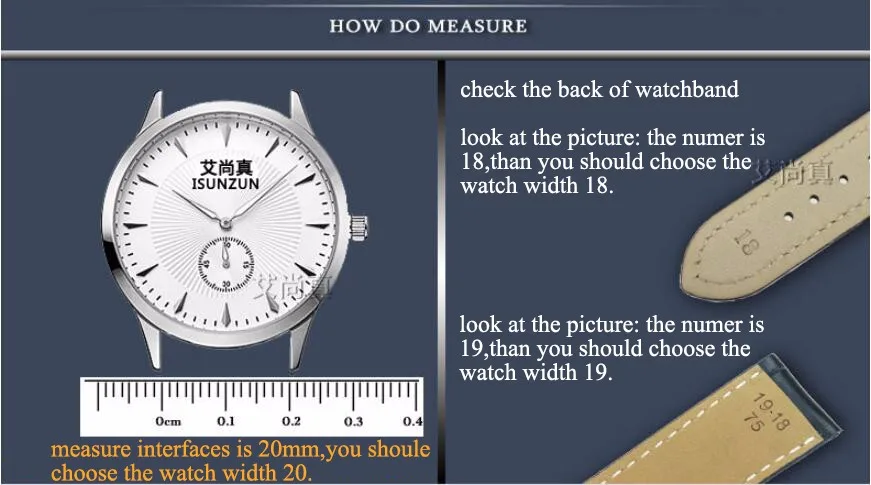 ISUNZUN Women Watch Band is Suitable For Tissot  T061.310/T061.510 Genuine Leather Watch Strap Brand Leather Strap Watchbands