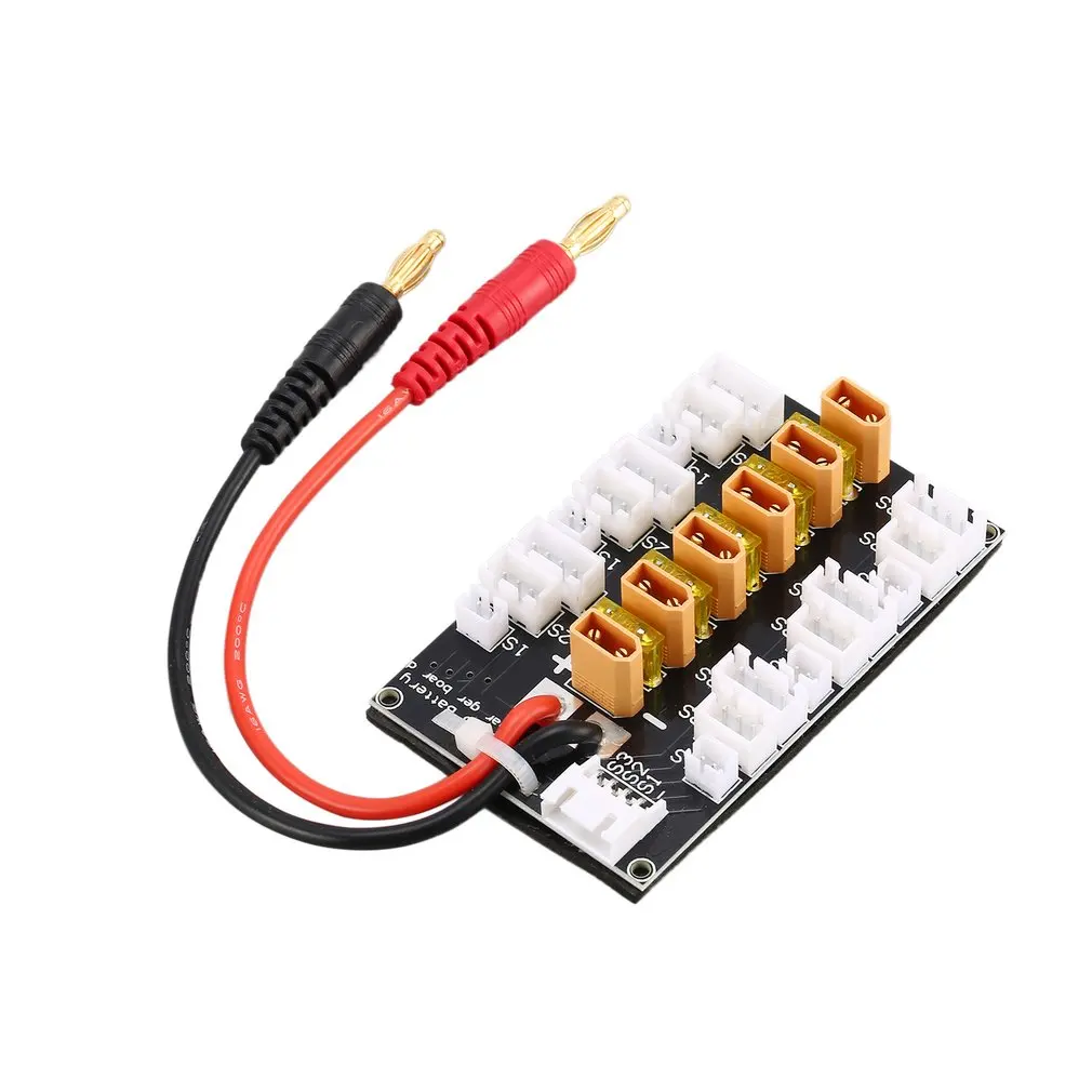6 упаковок XT30 1 S-3 S 20A разъем Lipo батарея параллельная зарядка плата для IMAX B6