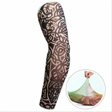 Модная Татуировка Totem рука рукав спорт на открытом воздухе велосипед УФ защита рукава Мужские рыболовные теплые Аксессуары 1 шт