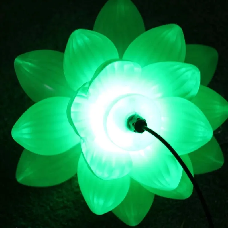 Big Lotus Lantern Holiday Light 10 LED Christmas Party Fairy Wedding