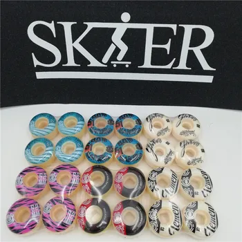 Graphics Skateboard Wheels 52/53/55mm Wheels Skate Board PU Wheels Skates freeline pro skates drift skate plates with pu wheels maple deck